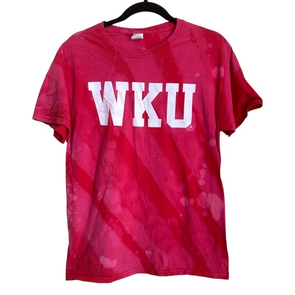 Fruit of the Loom Other - WKU T-Shirt Acid Wash Shirt Medium Western Kentucky University Football
